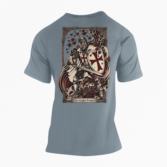 Cherry Blossom Templar Premium Tee - Christian Warrior Graphic Wear