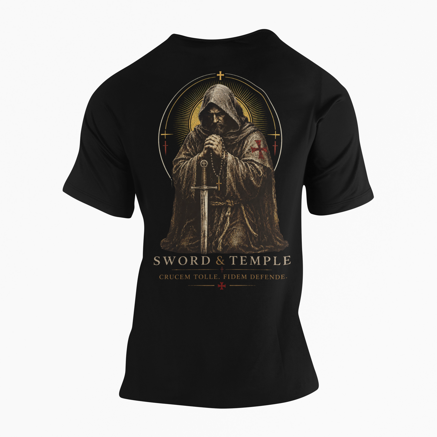 Warrior Monk Premium Tee - Christian Graphic Wear